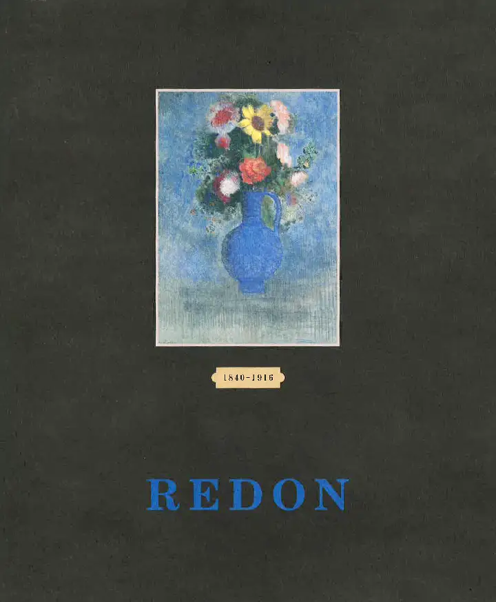 Couverture du catalogue de l'exposition "Odilon Redon", Galerie Taménaga, 2002